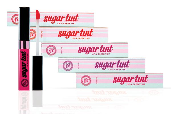 Sugar Tint Lip and Cheek Tint (P349). Pigmented lip and cheek tint with coconut oil, Vitamins A, C, E, and aloe vera. It comes in five shades.