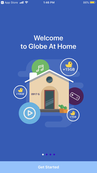 globe at home app 2