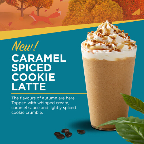Caramel Spiced Cookie Latte