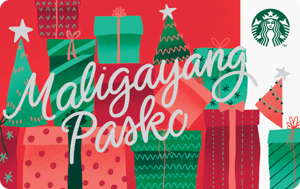 Maligayang Pasko Starbucks Card (Paper)