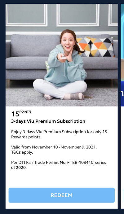 Globe Rewards Viu Premium Subscription